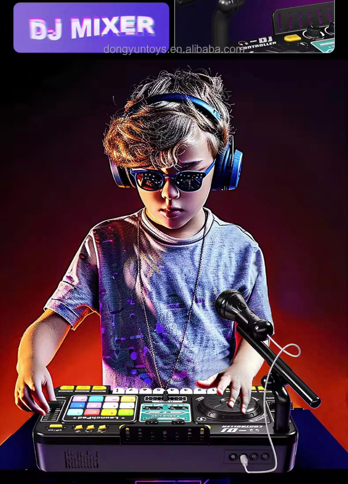 Table de mixage DJ pour enfant Boutique Gi&Co