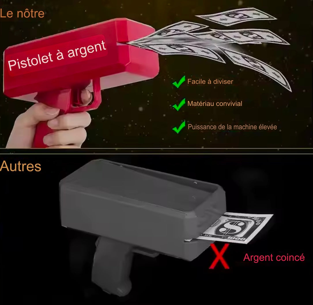 Pistolet à argent Boutique Gi&Co