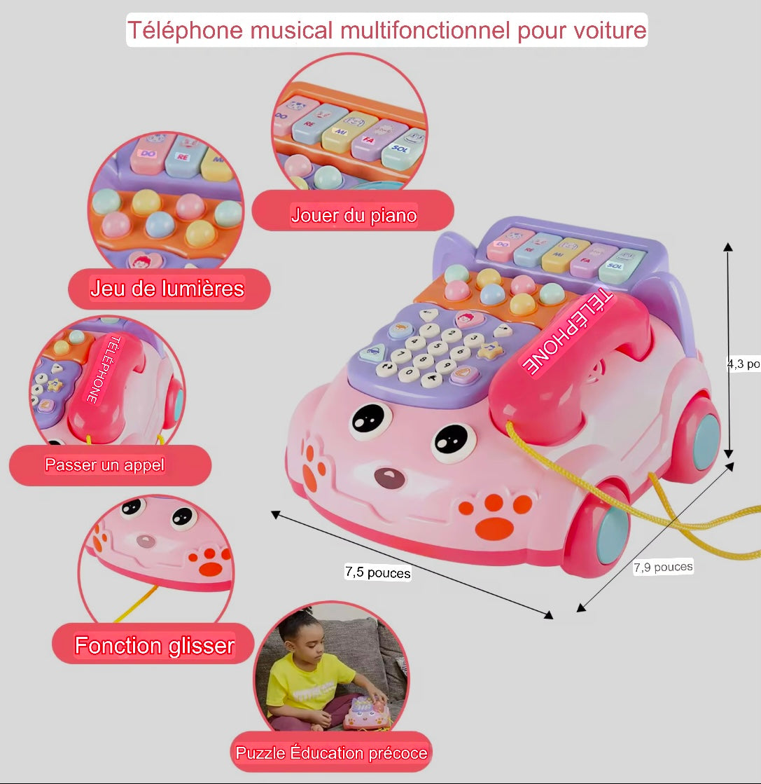 Voiture Téléphone pour bébé Boutique Gi&Co