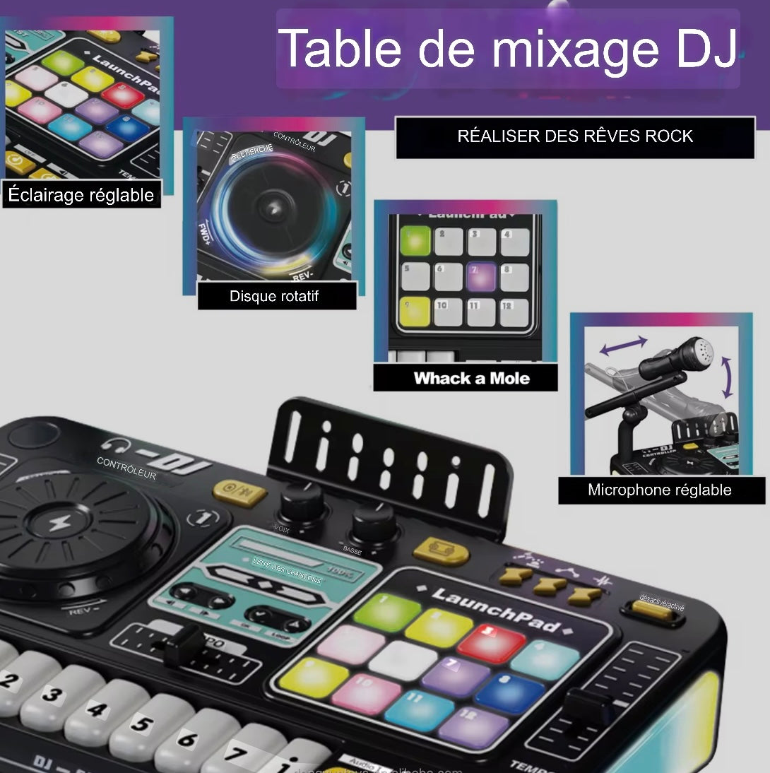 Table de mixage DJ pour enfant Boutique Gi&Co