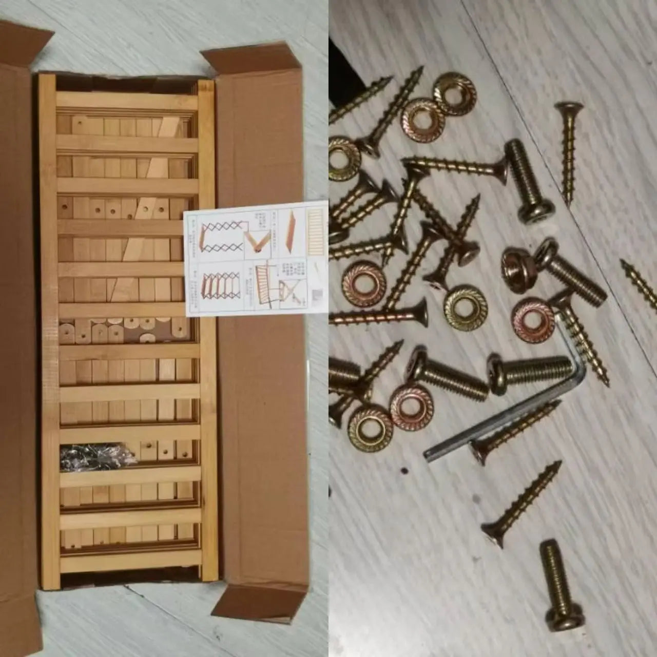 Etagere de rangement non montee dans le carton - Boutique Gi&Co